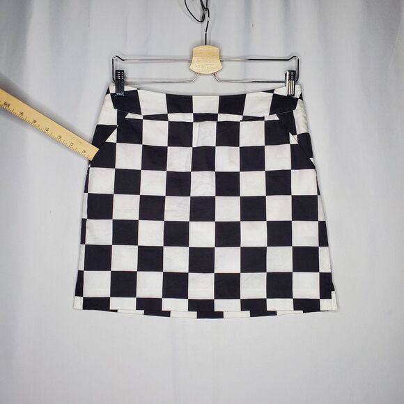 Loudmouth Skort 4 Retro Monochrome Black White - Picture 4 of 9